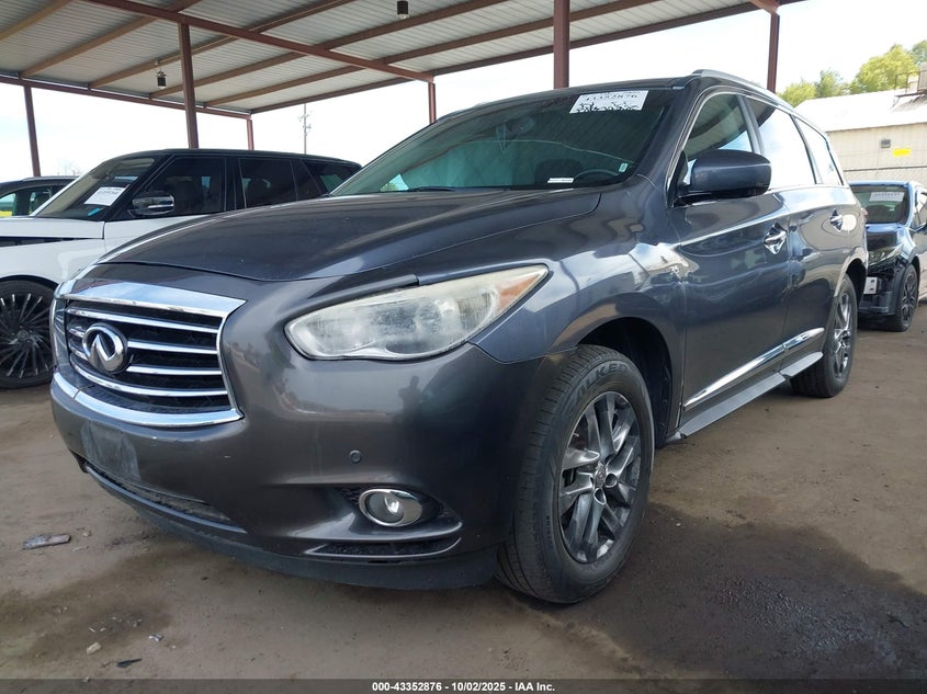 2014 Infiniti Qx60 grey other gasoline 5N1AL0MM2EC503569 photo #3