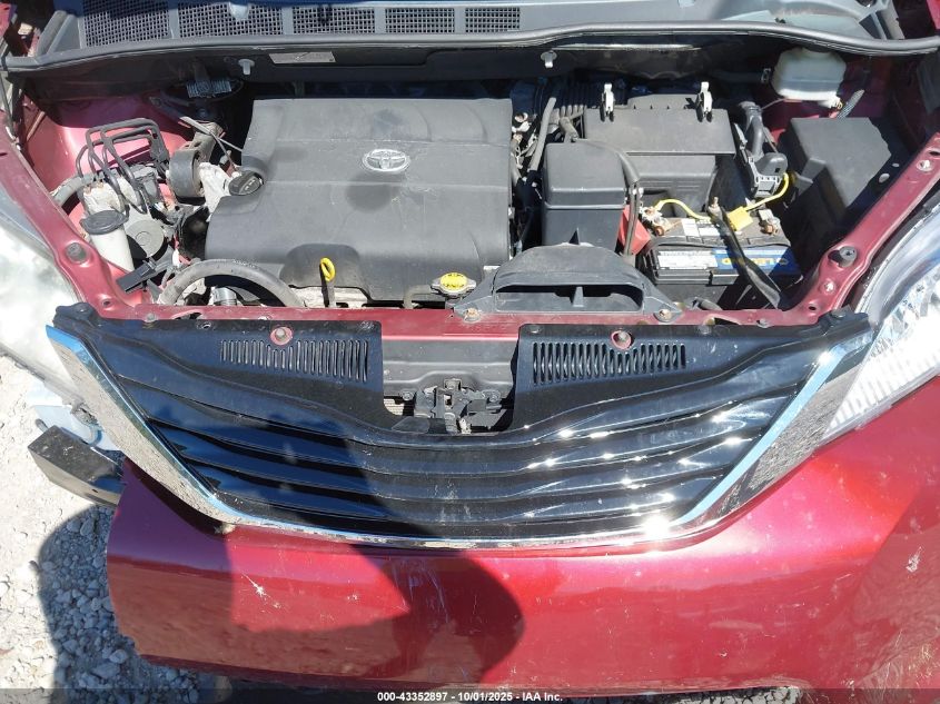 2012 Toyota Sienna Le V6 8 Passenger VIN: 5TDKK3DC4CS188189 Lot: 43352897