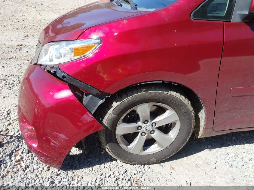 2012 Toyota Sienna Le V6 8 Passenger VIN: 5TDKK3DC4CS188189 Lot: 43352897