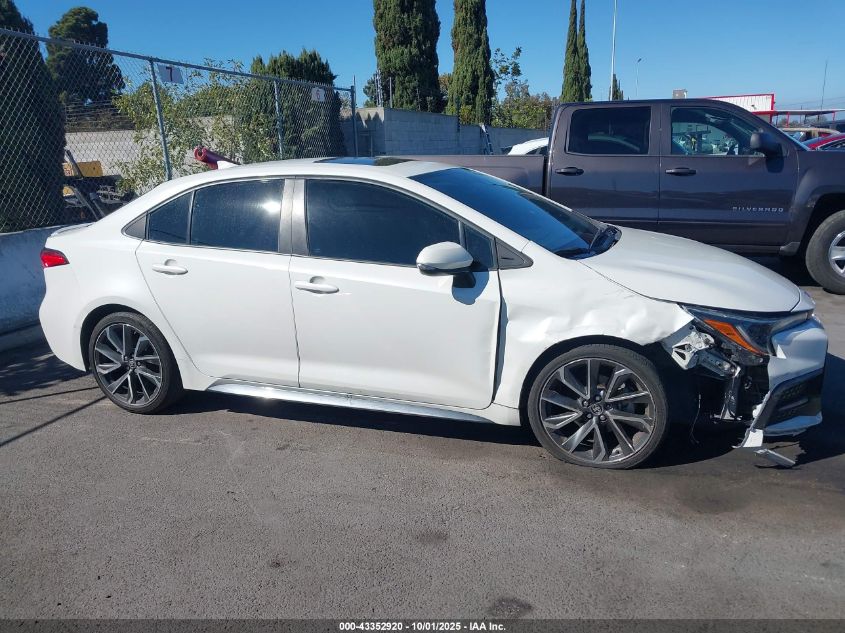 2020 Toyota Corolla Se VIN: 5YFP4RCE0LP020337 Lot: 43352920