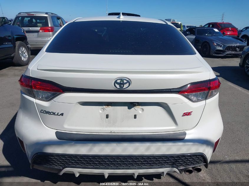 2020 Toyota Corolla Se VIN: 5YFP4RCE0LP020337 Lot: 43352920