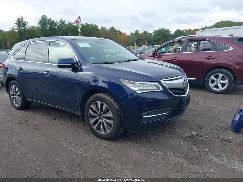 ACURA MDX TECHNOLOGY ACURAWATCH PLUS PACKAGES/TECHNOLOGY PACKAGE