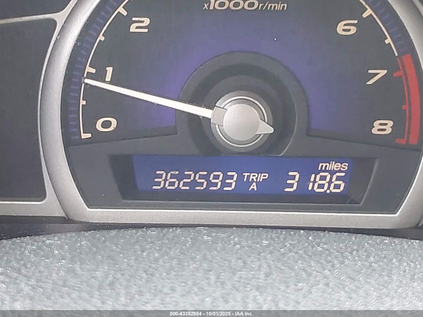 2009 Honda Civic Ex VIN: 2HGFA16869H347532 Lot: 43352954