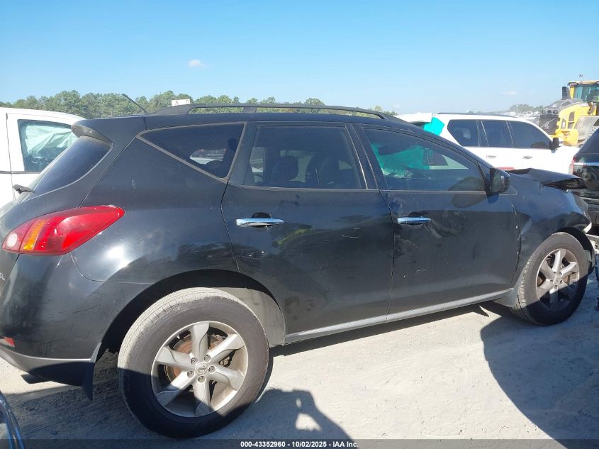 2009 Nissan Murano Sl VIN: JN8AZ18UX9W021475 Lot: 43352960