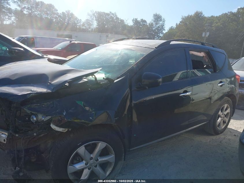 2009 Nissan Murano Sl VIN: JN8AZ18UX9W021475 Lot: 43352960