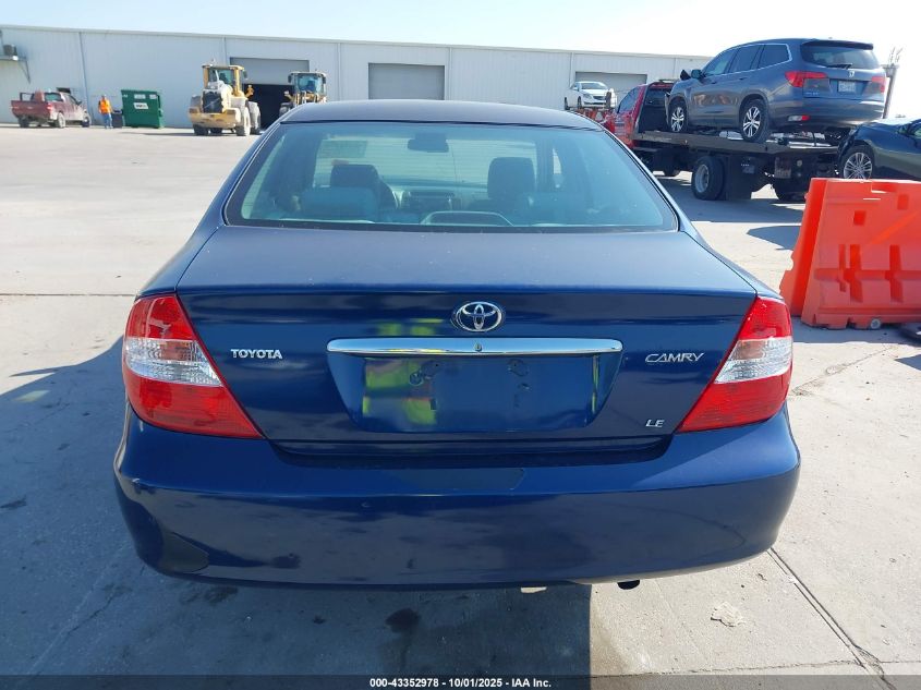 2004 Toyota Camry Le VIN: 4T1BE32K64U328933 Lot: 43352978