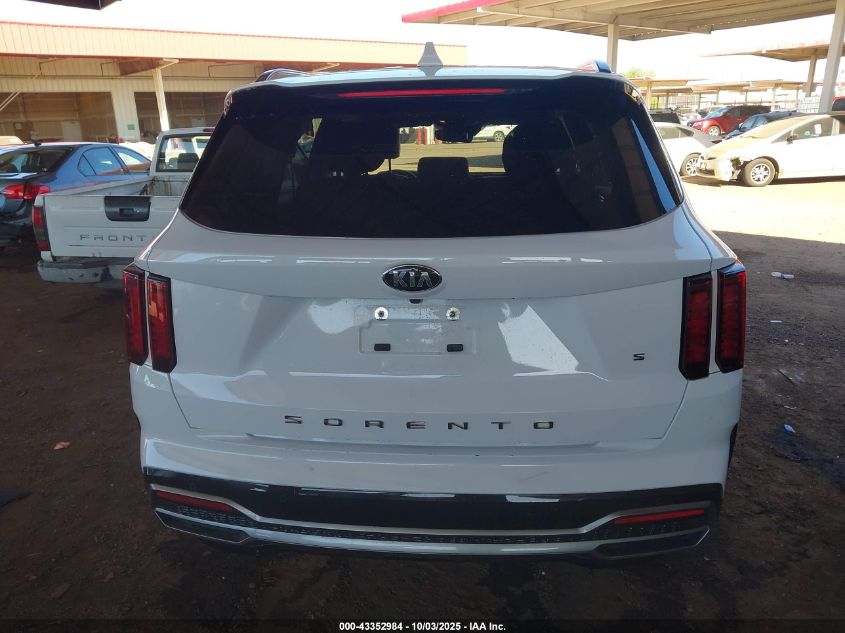 2021 Kia Sorento S VIN: 5XYRL4LC2MG008418 Lot: 43352984
