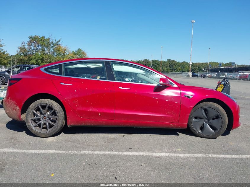 2018 Tesla Model 3 Long Range/Mid Range VIN: 5YJ3E1EA9JF034009 Lot: 43353025