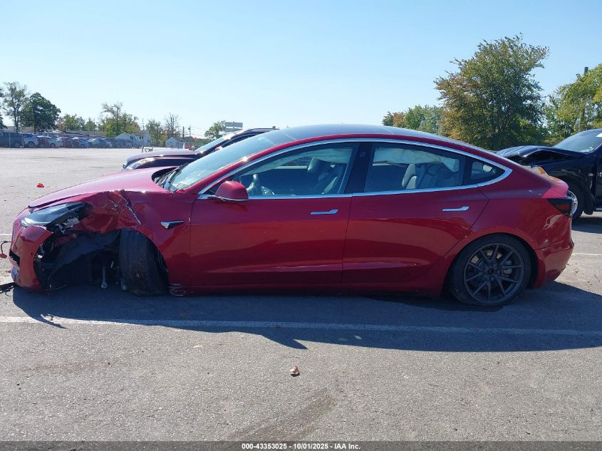2018 Tesla Model 3 Long Range/Mid Range VIN: 5YJ3E1EA9JF034009 Lot: 43353025