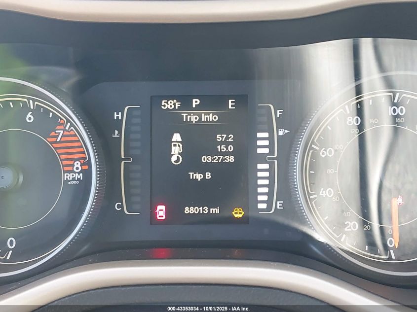 2017 Jeep Cherokee Latitude 4X4 VIN: 1C4PJMCS7HW512850 Lot: 43353034