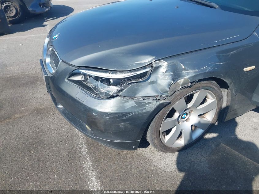 2006 BMW 530I VIN: WBANE73556CM38072 Lot: 43353040