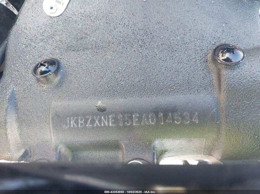 2014 Kawasaki Zx1400 E VIN: JKBZXNE15EA014534 Lot: 43353058