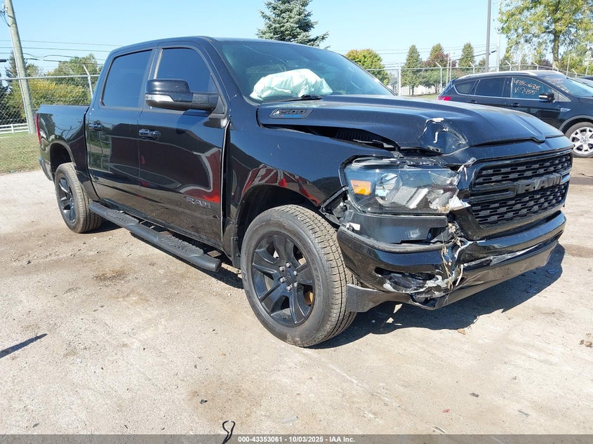 2022 RAM 1500 BIG HORN  4X4 5'7 BOX - 1C6SRFFT4NN324122