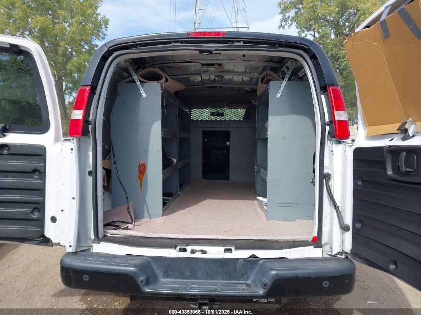 2019 Chevrolet Express 2500 Work Van VIN: 1GCWGAFG2K1204702 Lot: 43353065