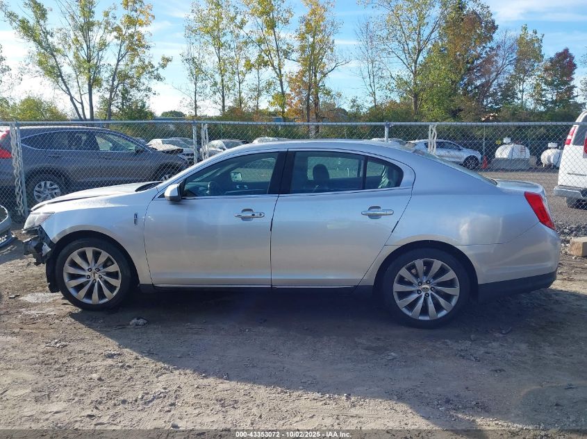 2013 Lincoln Mks VIN: 1LNHL9DK3DG605522 Lot: 43353072