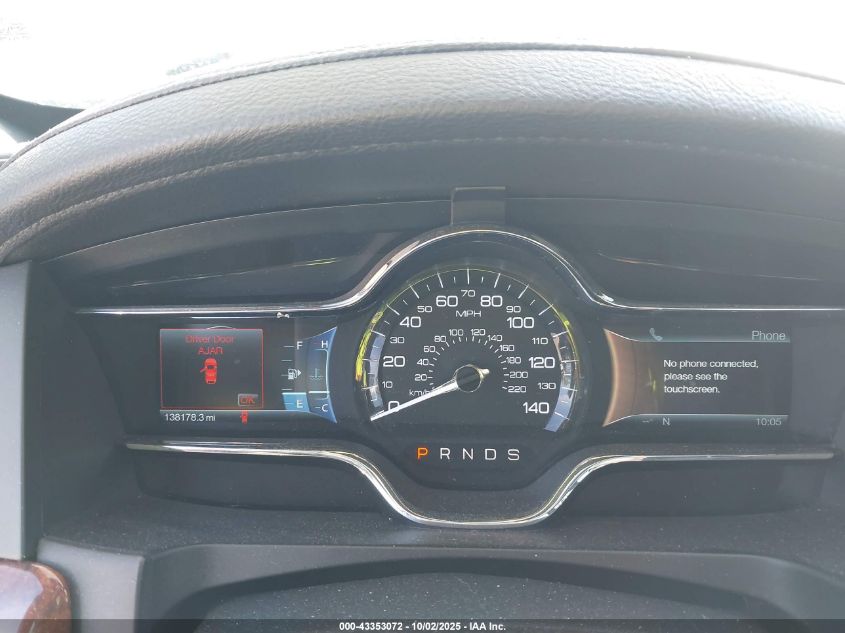 2013 Lincoln Mks VIN: 1LNHL9DK3DG605522 Lot: 43353072