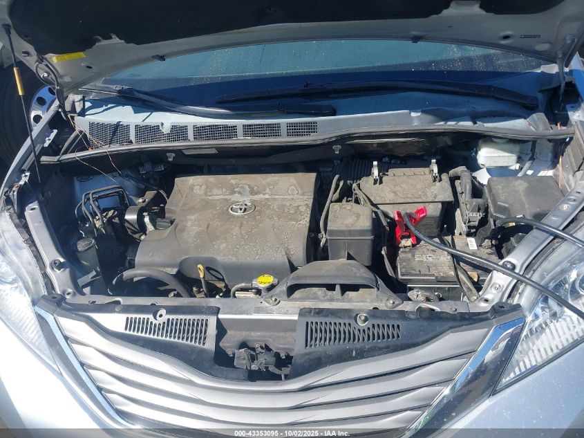 2013 Toyota Sienna Xle V6 8 Passenger VIN: 5TDYK3DC6DS337052 Lot: 43353095