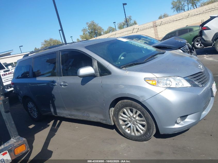2013 Toyota Sienna Xle V6 8 Passenger VIN: 5TDYK3DC6DS337052 Lot: 43353095
