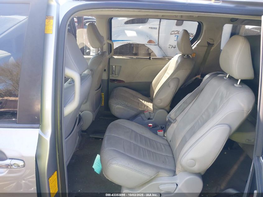 2013 Toyota Sienna Xle V6 8 Passenger VIN: 5TDYK3DC6DS337052 Lot: 43353095
