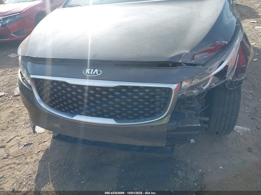 2016 Kia Sedona Lx VIN: KNDMB5C17G6189721 Lot: 43353098