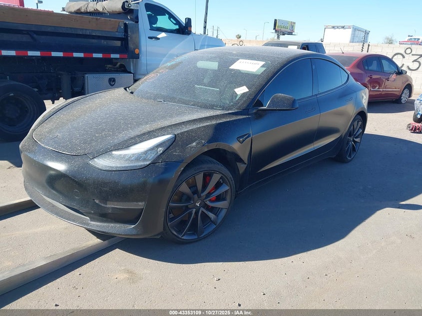 Vin: 5yj3e1ec9lf623548, lot: 43847830, tesla model 3 performance dual motor all-wheel drive 20202