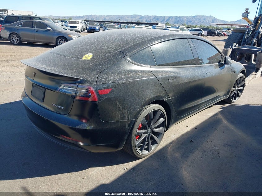 Vin: 5yj3e1ec9lf623548, lot: 43847830, tesla model 3 performance dual motor all-wheel drive 20204
