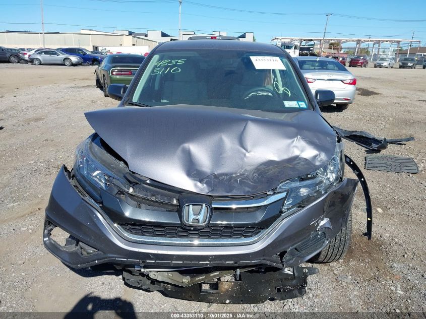 2016 Honda Cr-V Se VIN: 5J6RM3H42GL027739 Lot: 43353110