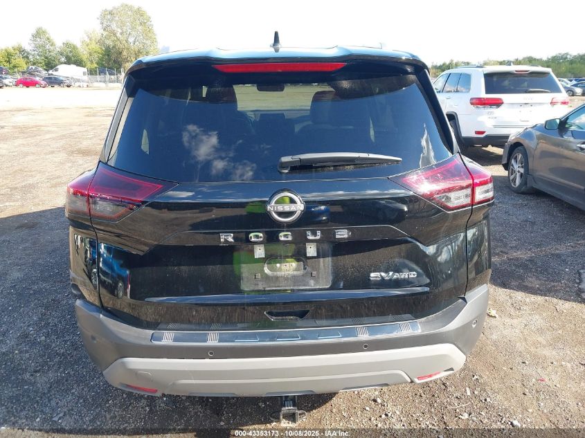 2023 Nissan Rogue Sv Intelligent Awd VIN: 5N1BT3BB3PC858700 Lot: 43353173