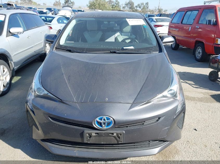 2016 Toyota Prius Two VIN: JTDKBRFU6G3523307 Lot: 43353191