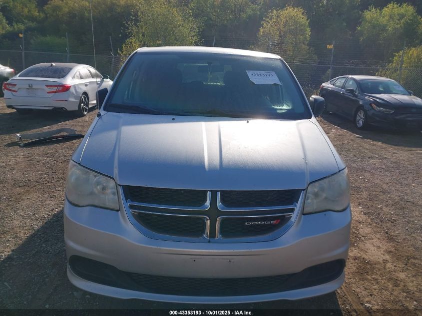 2012 Dodge Grand Caravan Se/Avp VIN: 2C4RDGBG4CR323637 Lot: 43353193