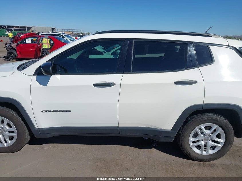 2017 Jeep New Compass Sport Fwd VIN: 3C4NJCAB7HT629497 Lot: 43353262