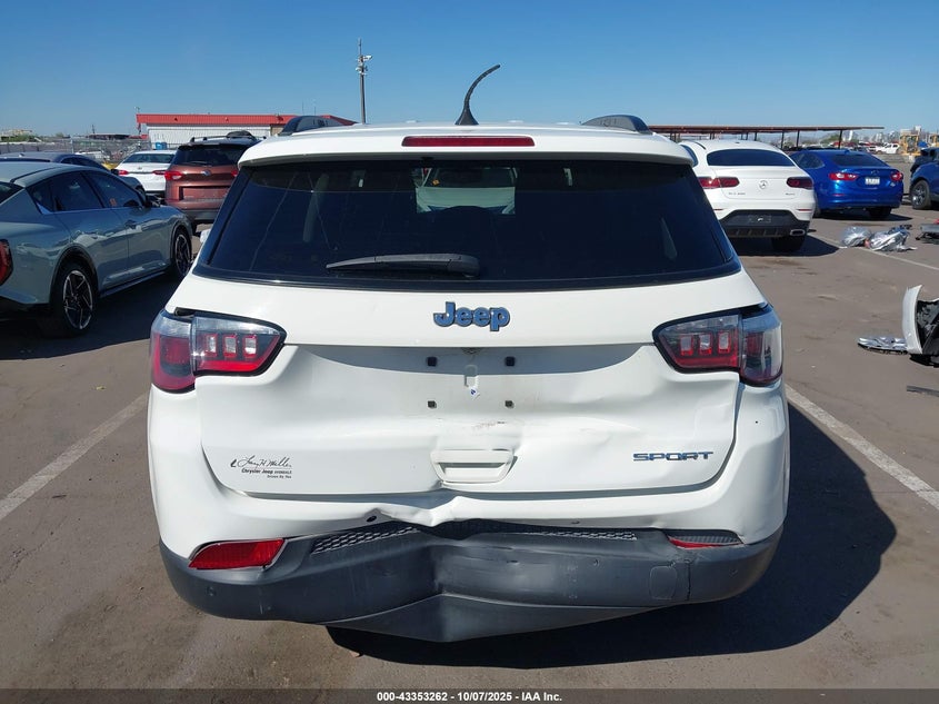 2017 Jeep New Compass Sport Fwd VIN: 3C4NJCAB7HT629497 Lot: 43353262