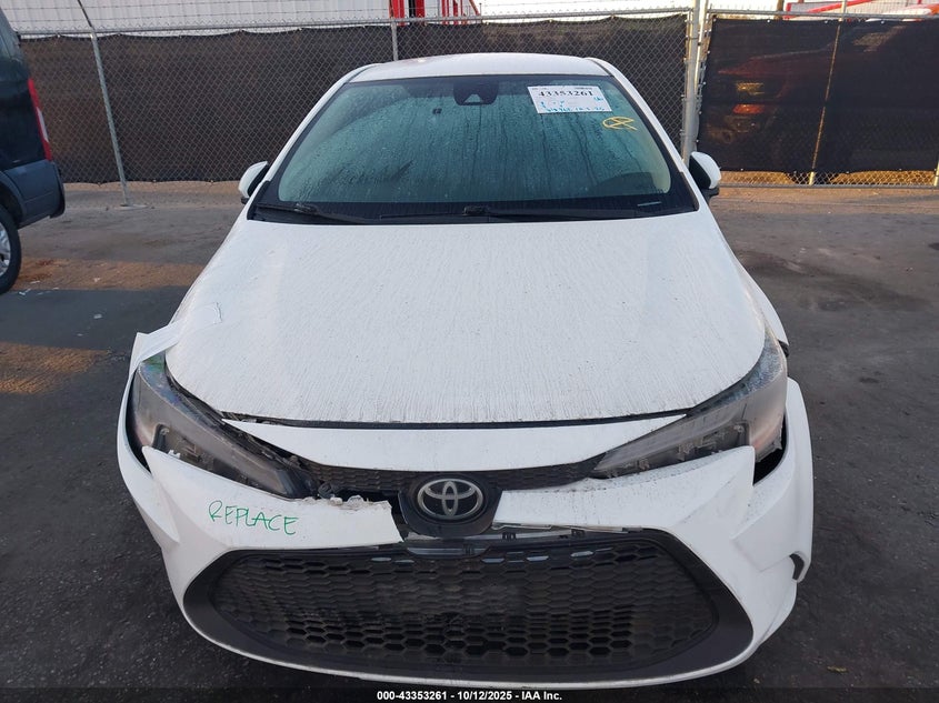 VIN JTDEPRAE7LJ049212 2020 TOYOTA COROLLA LE