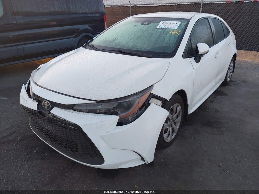 VIN JTDEPRAE7LJ049212 2020 TOYOTA COROLLA LE