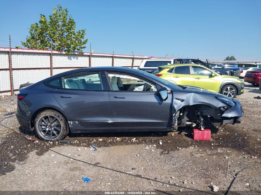 2023 Tesla Model 3 Rear-Wheel Drive VIN: 5YJ3E1EA7PF606882 Lot: 43353265