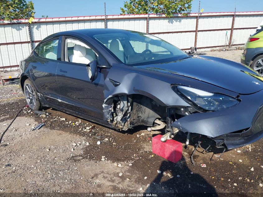 2023 Tesla Model 3 Rear-Wheel Drive VIN: 5YJ3E1EA7PF606882 Lot: 43353265