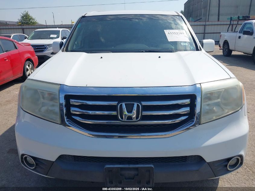 2012 Honda Pilot Ex-L VIN: 5FNYF3H58CB031439 Lot: 43353289