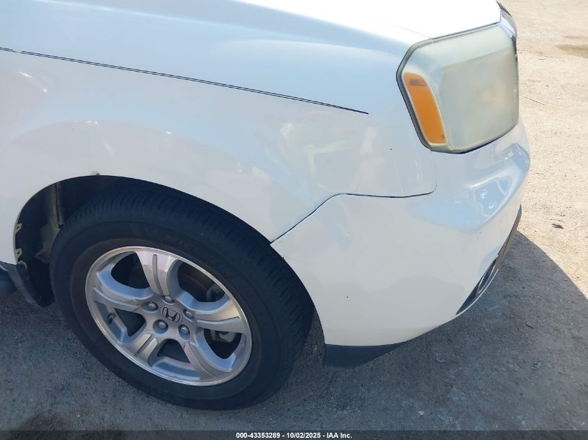 2012 Honda Pilot Ex-L VIN: 5FNYF3H58CB031439 Lot: 43353289