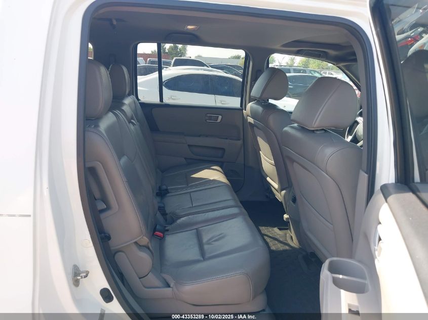 2012 Honda Pilot Ex-L VIN: 5FNYF3H58CB031439 Lot: 43353289