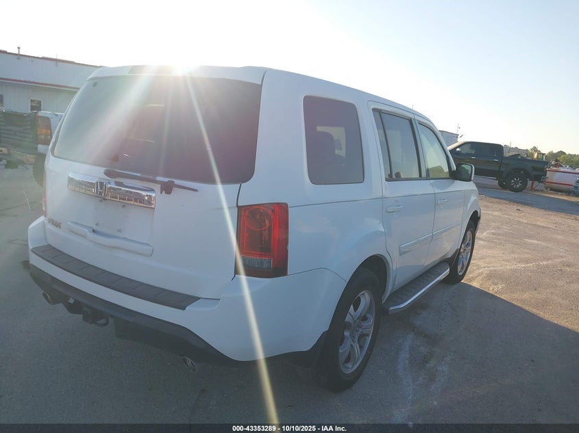 Vin: 5fnyf3h58cb031439, lot: 43848010, honda pilot ex-l 20124