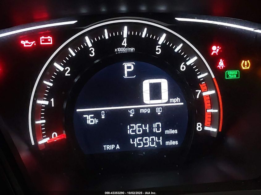 2018 Honda Civic Lx VIN: 2HGFC2F54JH549585 Lot: 43353290