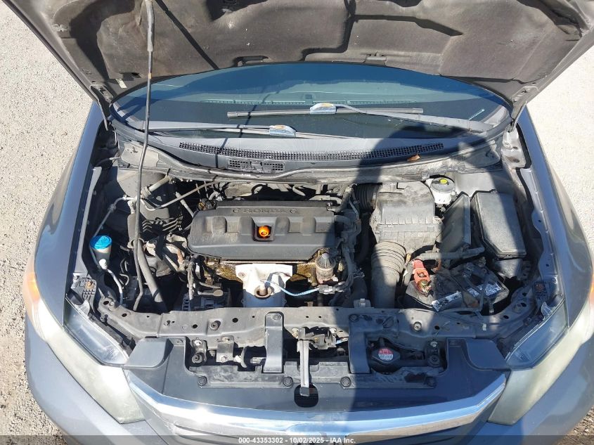 2012 Honda Civic Lx VIN: 2HGFB2F55CH581659 Lot: 43353302