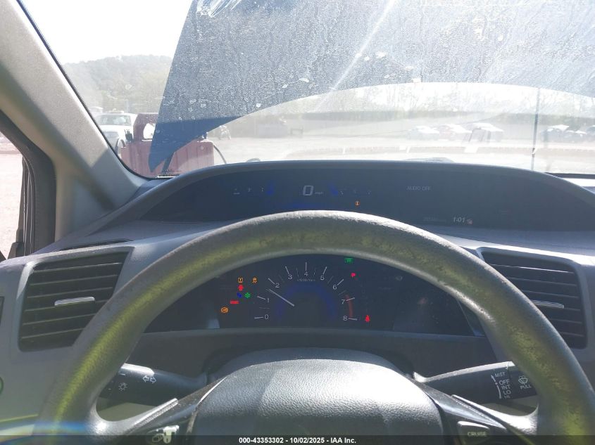 2012 Honda Civic Lx VIN: 2HGFB2F55CH581659 Lot: 43353302