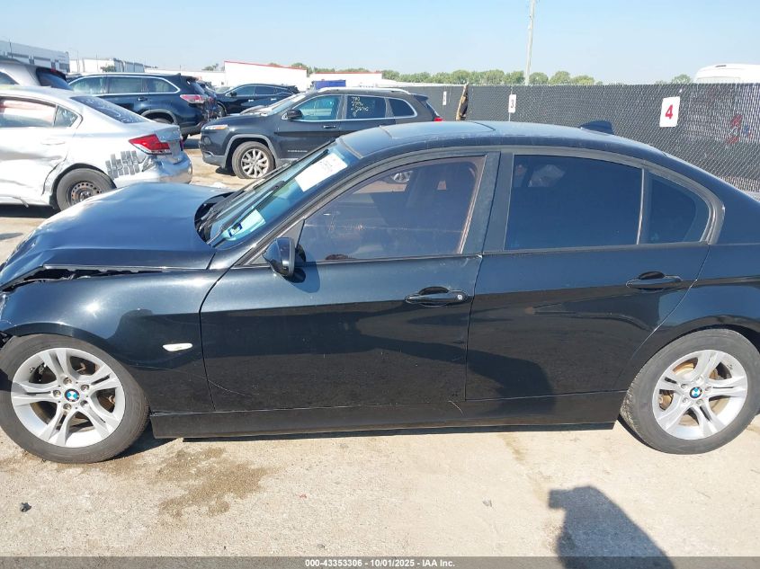 2008 BMW 328I VIN: WBAVA33518P142868 Lot: 43353306