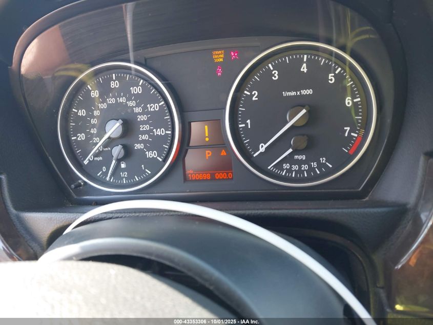 2008 BMW 328I VIN: WBAVA33518P142868 Lot: 43353306