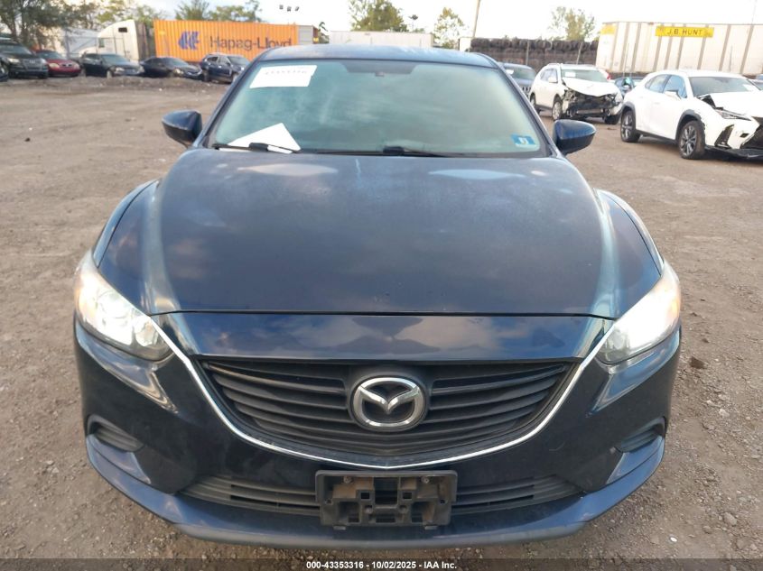 2016 Mazda Mazda6 I Touring VIN: JM1GJ1V53G1469447 Lot: 43353316