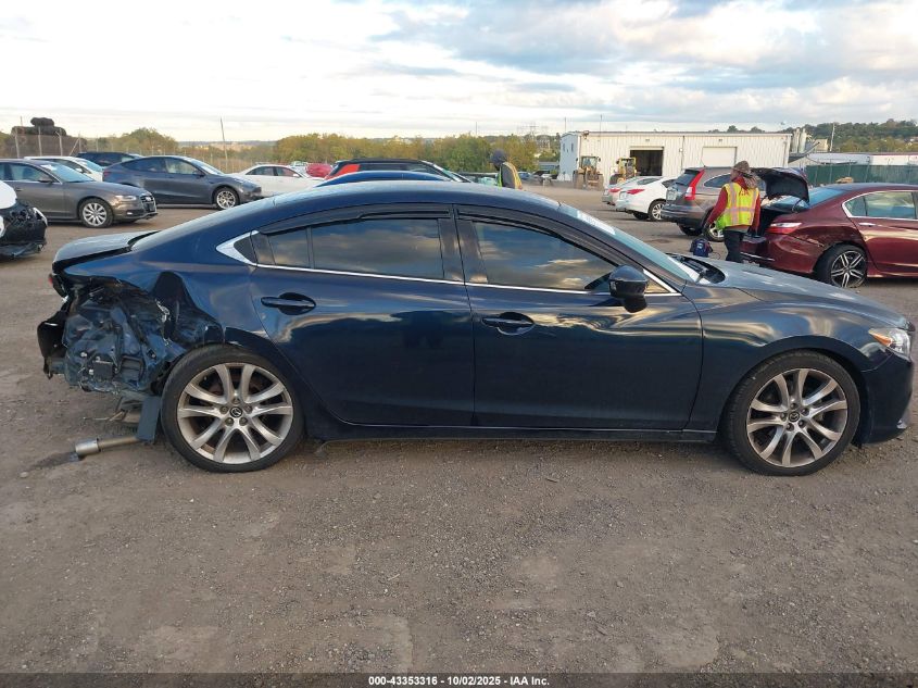 2016 Mazda Mazda6 I Touring VIN: JM1GJ1V53G1469447 Lot: 43353316