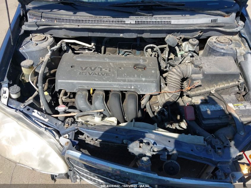 2005 Toyota Corolla Ce VIN: JTDBR32E252059359 Lot: 43353322