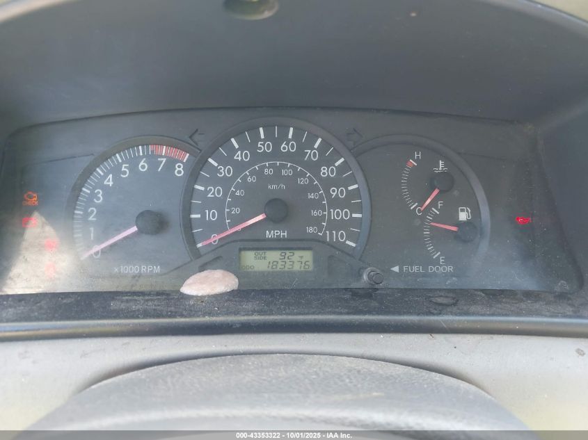 2005 Toyota Corolla Ce VIN: JTDBR32E252059359 Lot: 43353322