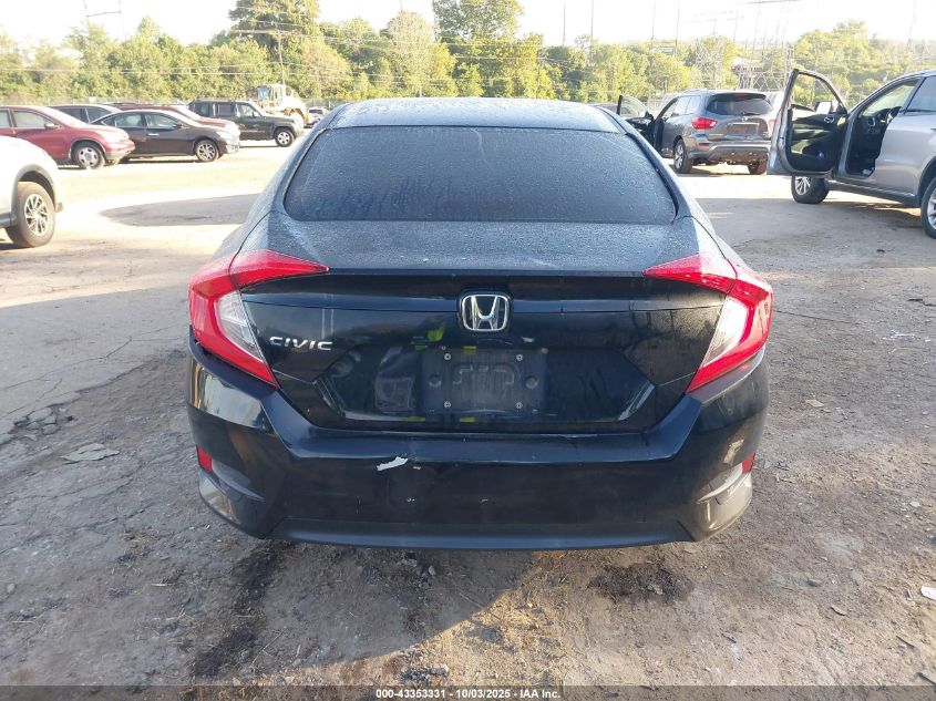 2016 Honda Civic Lx VIN: 19XFC2F56GE206263 Lot: 43353331